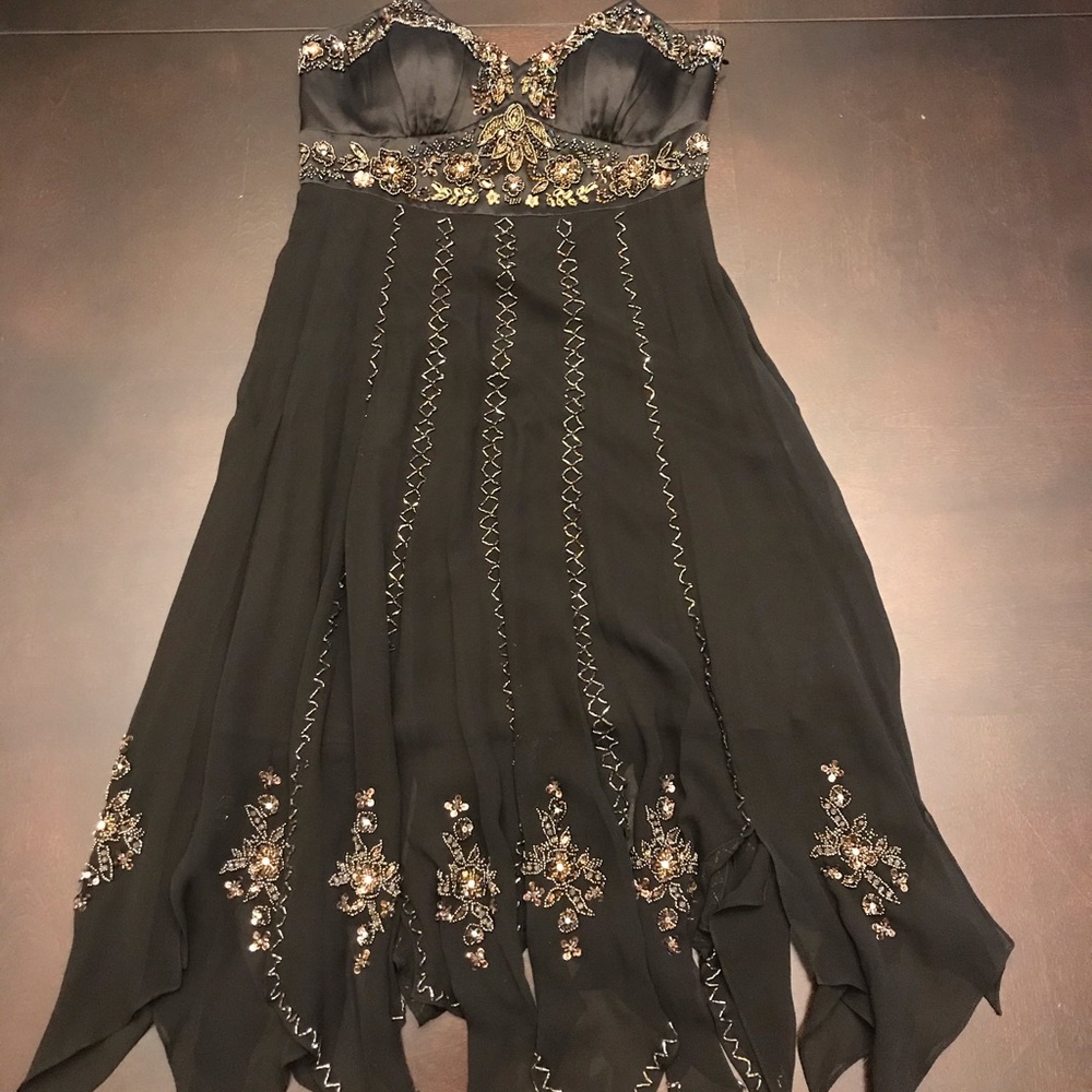 Sue Wong Beaded MIDI Dress